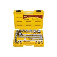 Jogo De Soquetes Sextavados Encaixe 1/2" Em Aço Cromo Vanádio Com Acabamento Cromado E Ma - 2