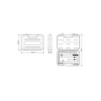 Jogo De Soquetes Sextavados Encaixe 1/2" Em Aço Cromo Vanádio Com Acabamento Cromado E Ma - 3