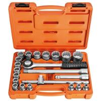 Maleta Com Soquetes Estriados E Acessórios 1/2" Milímetros - 22 Peças Tramontina Pro Tramontina - 1