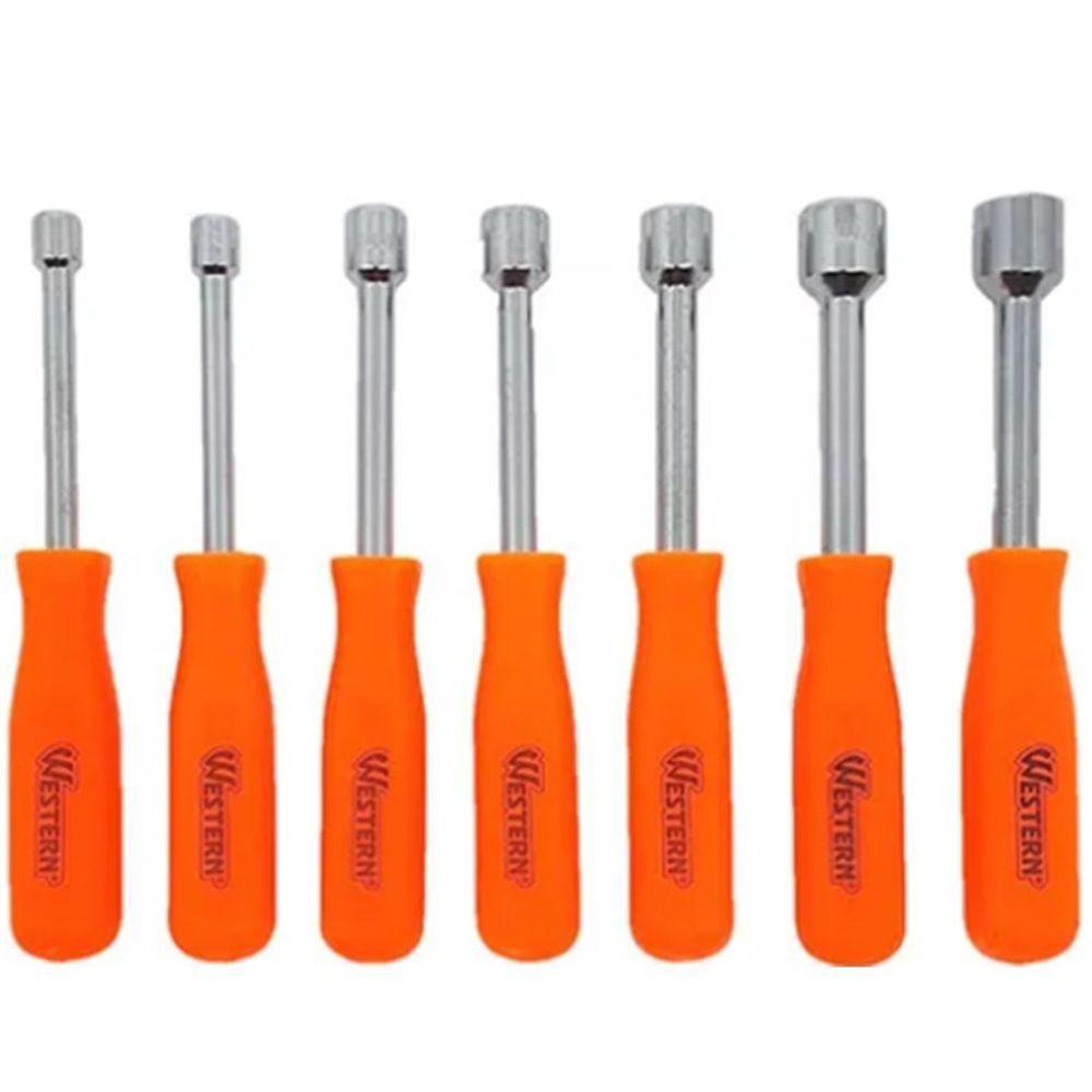 Kit Ferramenta Jogo Com 7 Peças Comprimento Total 14cm - 1