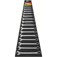 Jogo De Chaves Combinadas Com Corpo Forjado Em Aço Especial Cromado 16 Peças Em Polegadas - 1