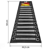 Conjunto De Chaves Estrela Com Corpo Em Aço Especial Cromado 12 Peças Em Milímetros - 2