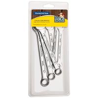 Jogo De Chaves Fixas E Combinadas Com Corpo Em Aço Especial Cromado Temperado 6 Peças - 2