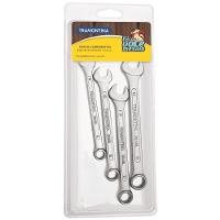 Jogo De Chaves Combinadas Tramontina Com Corpo Em Aço Especial Cromado 4 Peças Tramontina - 3