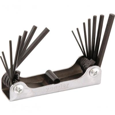 Jogo Chave Hexagonal Allen Combinado 1,5-6,0Mm 1/16-1/4 Can