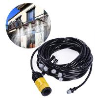 Mangueira Climatizadora Kit 5 Uni Sistema Irrigacao Nevoa Quintal Grama 10M Jardim - 17