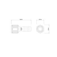Adaptador Com Rosca Interna 1/2'' Tramontina Para Mangueiras - 9