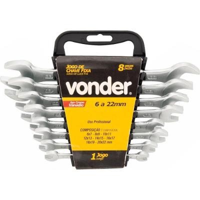 Jogo Chave Fixa 6-17Mm Cromo Vanádio Fosco Com 6 Peças Supor