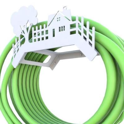 Suporte Enrolador de Mangueira de Jardim Home Branco