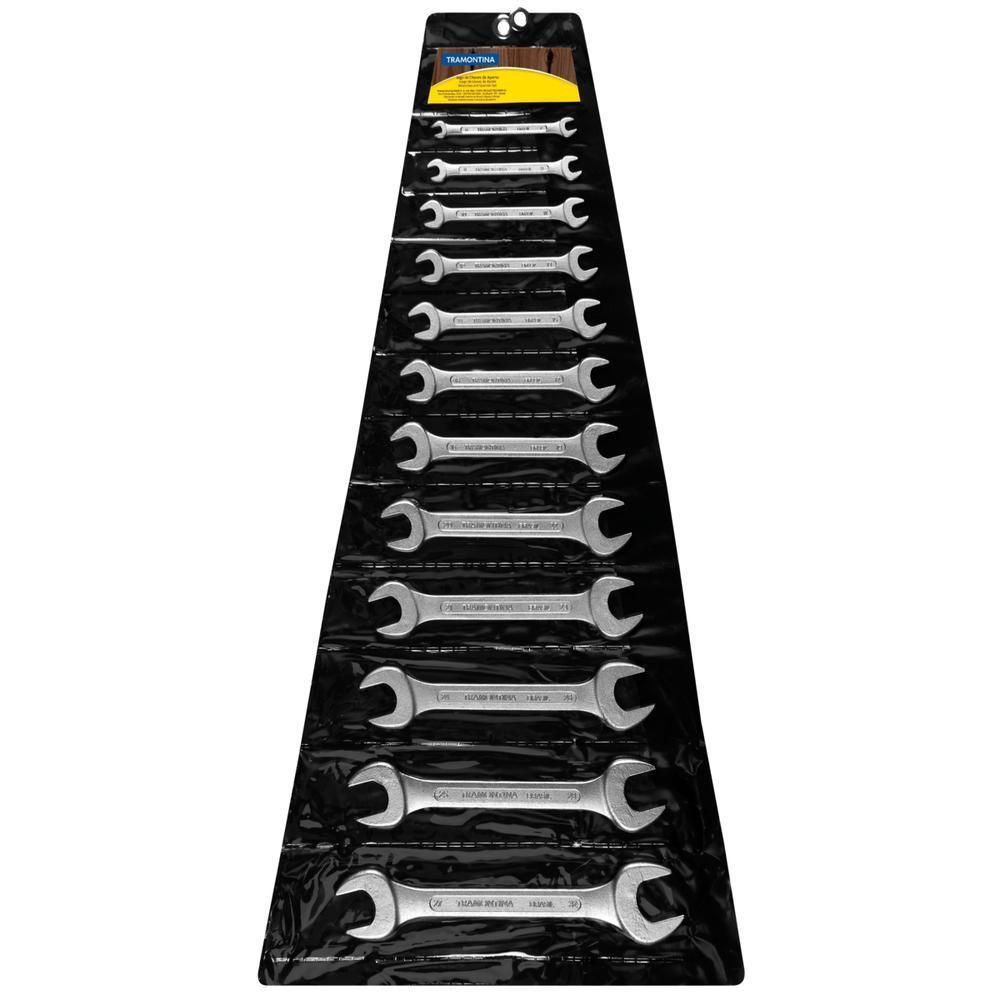 Jogo De Chaves Fixas Tramontina Basic Com Corpo Especial Cro - 1