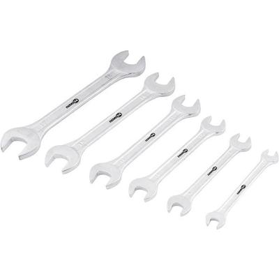 Jogo Chave Fixa 6-17Mm Aço Carbono C/ 6 Pç Suporte Plástico
