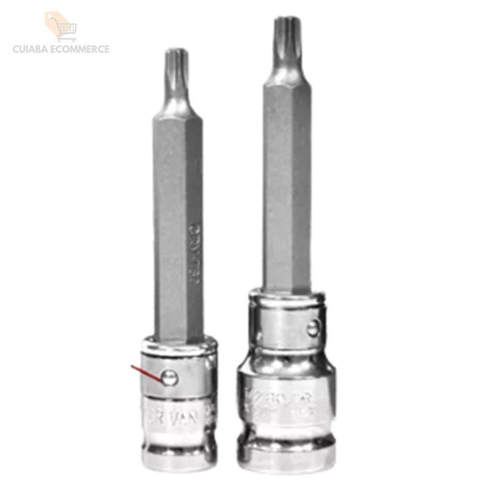 Kit Ferramenta 40 Peças Torx Allen Multidentado Bit Crv - 4