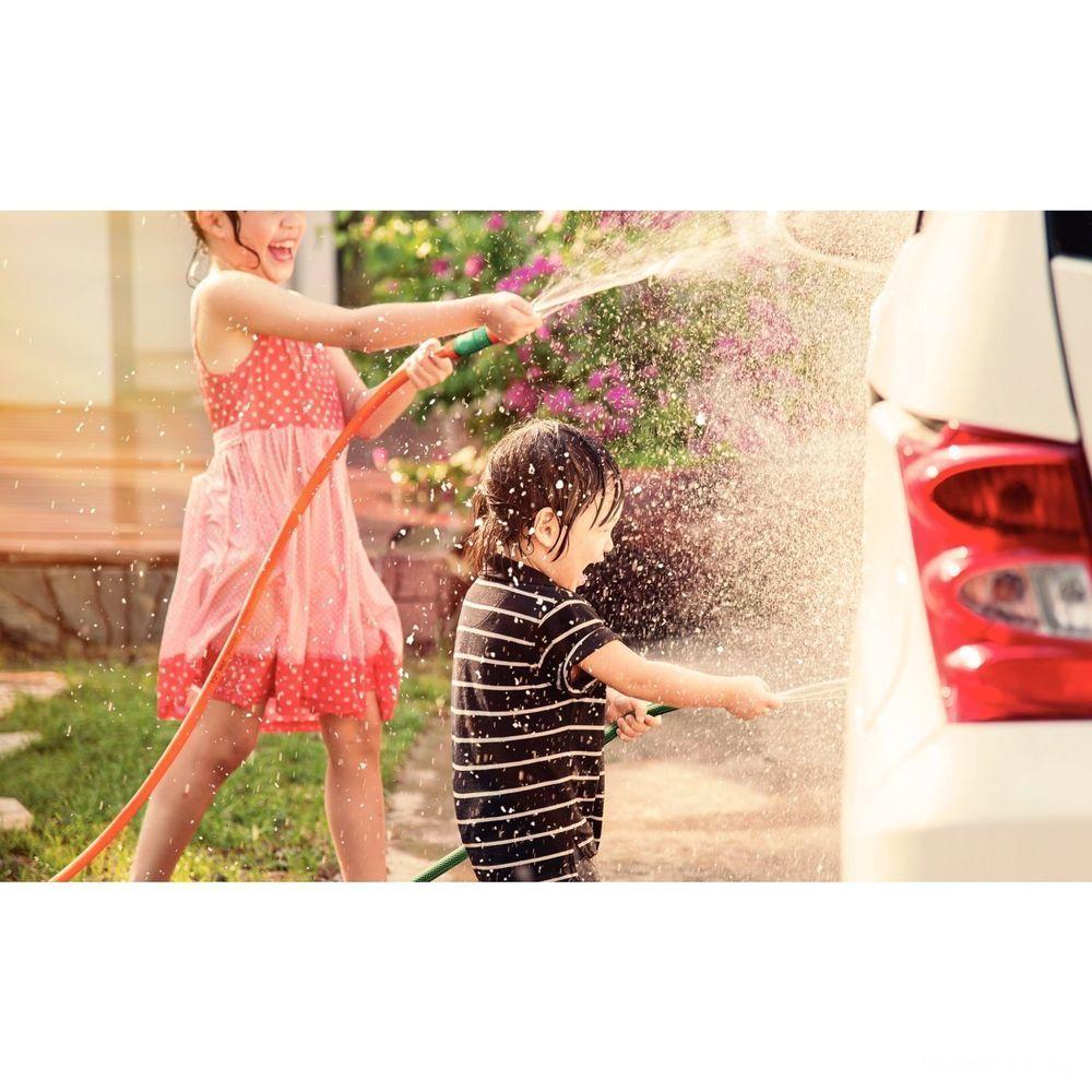 Mangueira Multi 1/2" Laranja Em Pvc 3 Camadas 25 M Com Engates Rápidos E Esguicho - 5