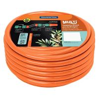 Mangueira Multi 1/2" Laranja Em Pvc 3 Camadas 25 M Com Engates Rápidos E Esguicho - 1