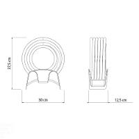 Mangueira Flex Verde Em Pvc 3 Camadas 25 M Com Engate Rosqueado, Esguicho E Suporte Mural - 4