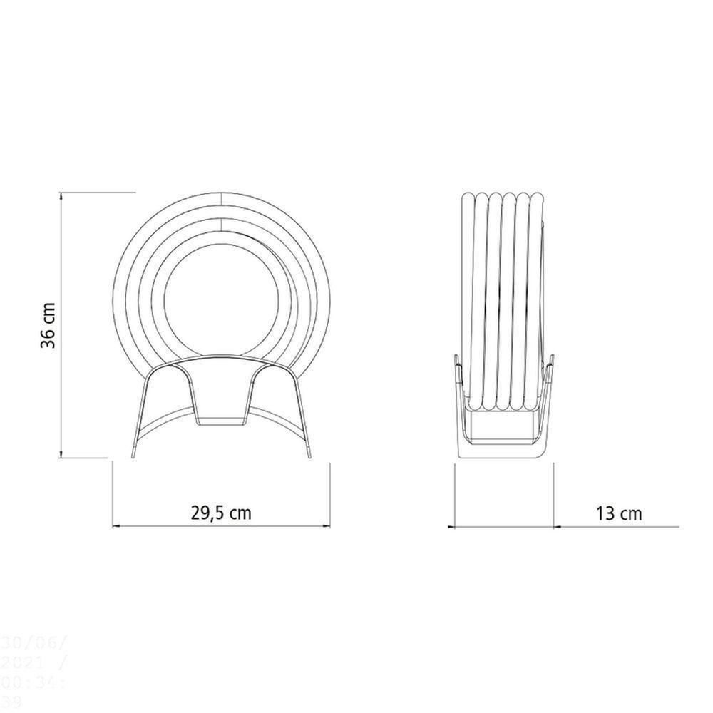 Mangueira Flex Verde Em Pvc 3 Camadas 20 M Com Engate Rosqueado, Esguicho E Suporte Mural - 4