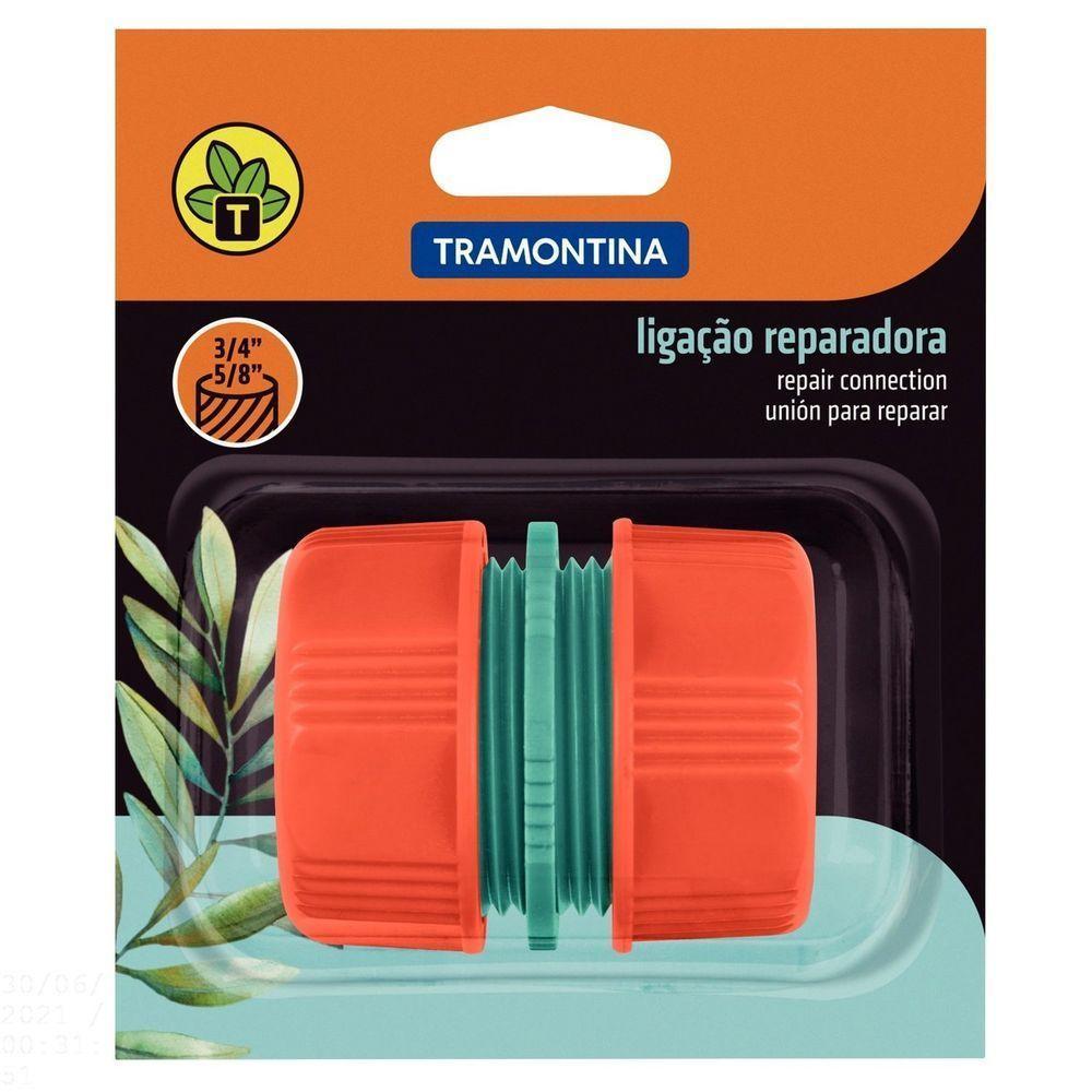 Ligação Reparadora Tramontina Em Plástico Para Mangueira 5/8" E 3/4" Tramontina - 2