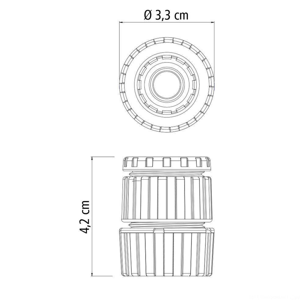 Engate Rosqueado Em Plástico Tramontina Para Mangueiras 1/2" E Torneiras Tramontina - 3