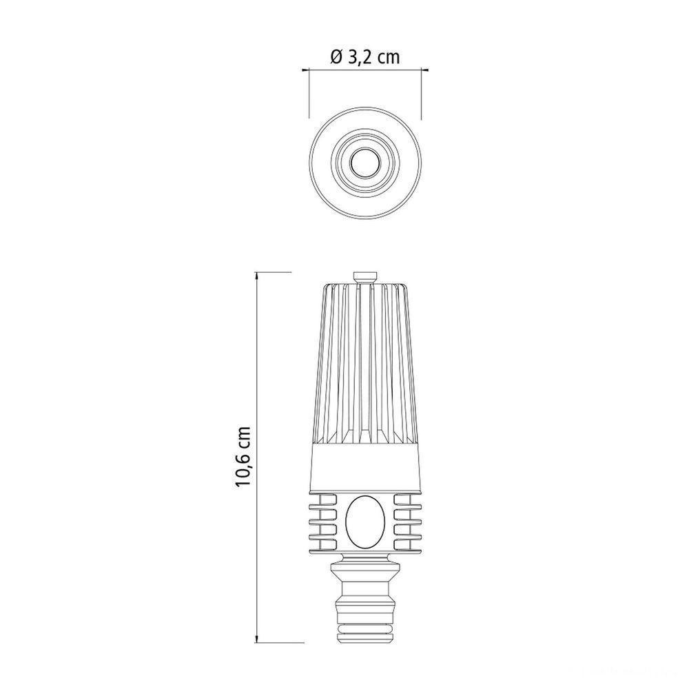 Esguicho Com Jato Regulável Para Engate Rápido Em Plástico Tramontina Tramontina - 4