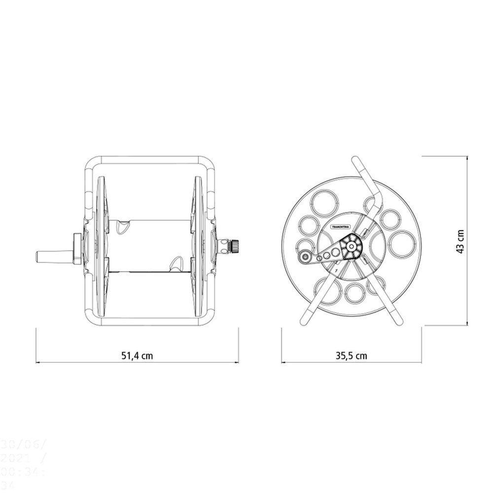 Enrolador De Mangueira Tramontina Tramontina - 3