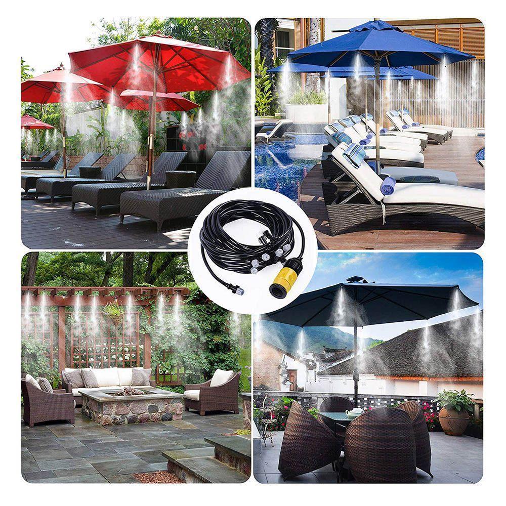 Mangueira Climatizadora Nevoa Kit Sistema Irrigacao Jardim - 2