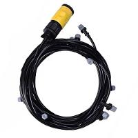 Mangueira Climatizadora Nevoa Kit Sistema Irrigacao Jardim - 1