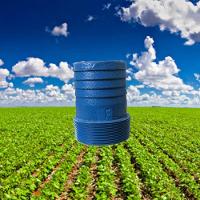 Niple Simples De Ferro Fundido Para Mangote Tamanho 11/4" Azul - 5