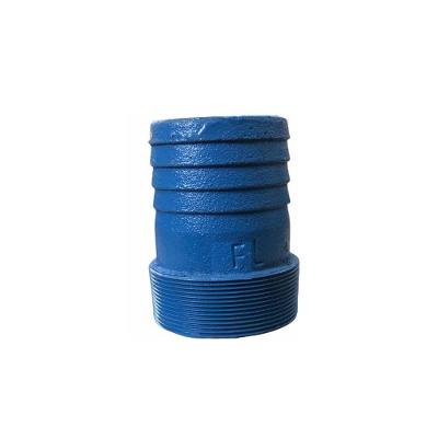 Niple Simples De Ferro Fundido Para Mangote Tamanho 5" Azul