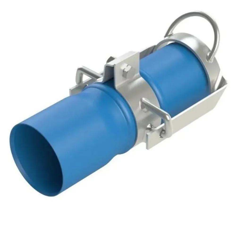 Ponta Macho Com Engate Metalico Ou Engate Sela Para Tubo De Pvc Asperbras Tamanho 100mm - 1