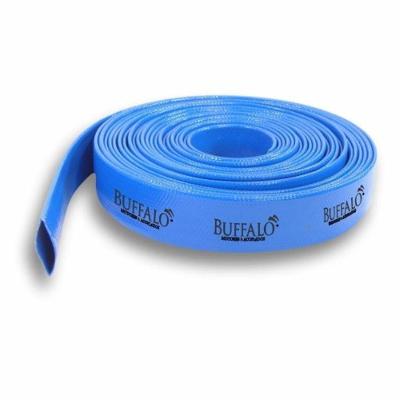 Mangueira Chata Pvc 2'' 6Bar Para Irrigação Com 50 Metros