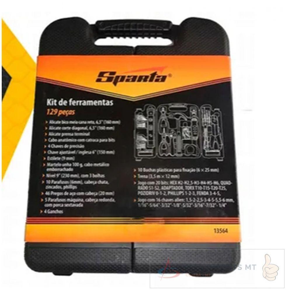 Jogo De Ferramentas Kit Com 129 Peças + Maleta  - 4