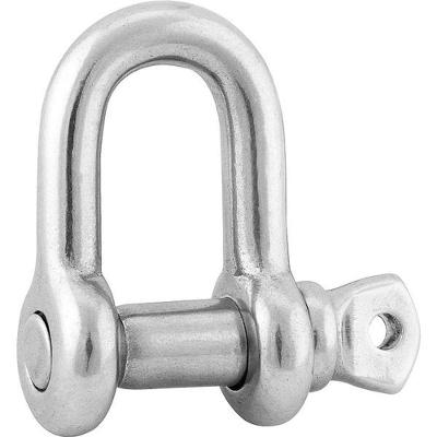 Manilha P/ Cabo Aço 1/4" Reta Inox Pesado Galv Vonder Plus