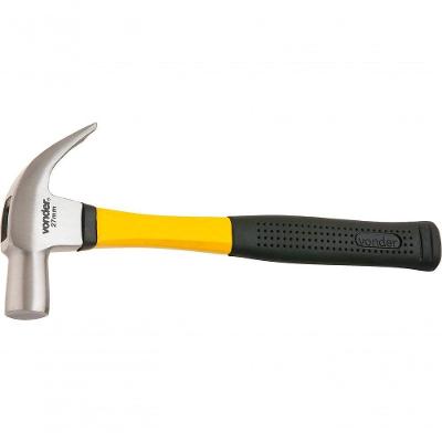 Martelo Unha 27Mm Aço Forjado Cabo Fibra Emborrachado - Vond