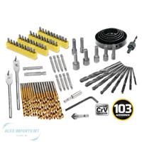 Kit De Ferramenta Jogo De 103 Peças Com Maleta Caixa - 3