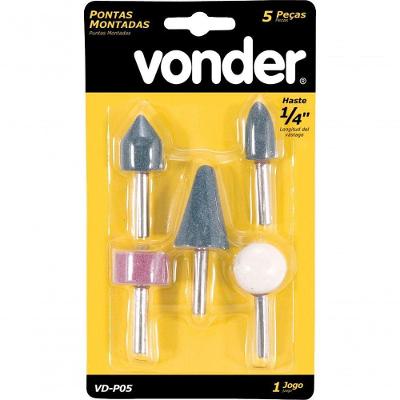 Jogo Ponta Montada Com 5 Peças Vdp05 - Vonder
