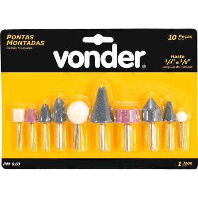 Jogo Ponta Montada Com 10 Peças Vdp10 - Vonder