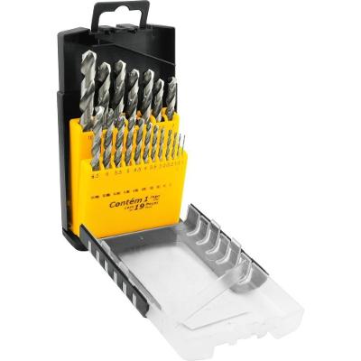 Jogo Broca Din 338 Hss 110mm 19 Peças