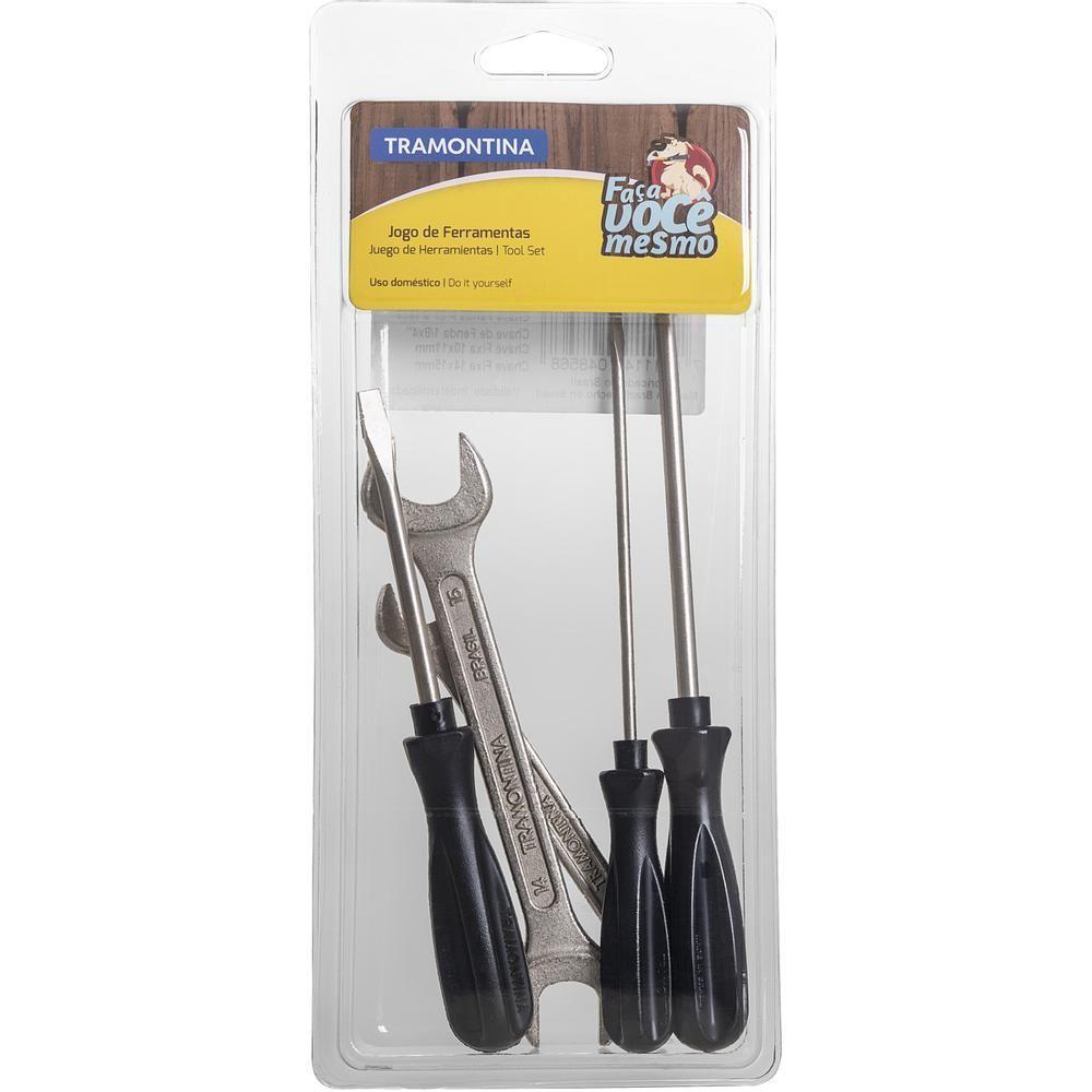 Kit Ferramentas Tramontina Chaves de Fenda e Chaves Fixas - 2