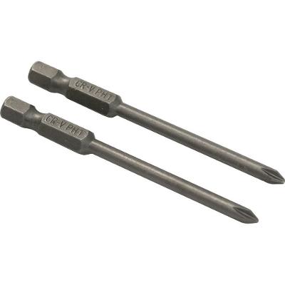 Jogo De Bits/Ponteiras Phillips Com Encaixe Sextavado 1/4 N