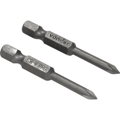 Jogo De Bits/Ponteiras Phillips Com Encaixe Sextavado 1/4 N
