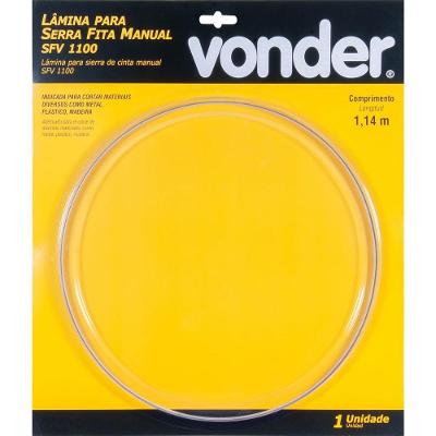 Lâmina Para Serra Fita Manual Sfv 1100 Vonder