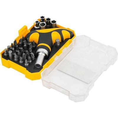 Jogo Bits Ponteira Crv Com 32 Peças Enc 1/4 Vonder