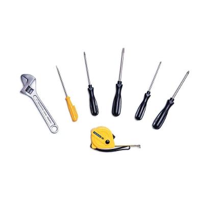 Kit De Ferramentas Tramontina Com Chaves De Fenda Chave Ajustável E Trena 7 Peças Tramontina