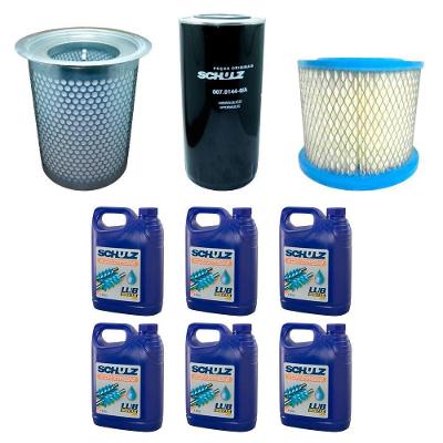 Kit Preventiva Compressor Parafuso Schulz Srp 2040 2050 3040 Ta40c Ta50c