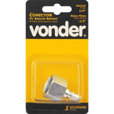 Conector Femea Rosca 1/4X1/2" 1 Peça