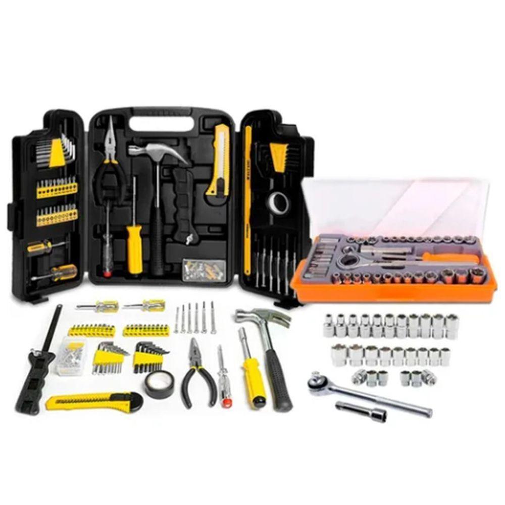 Kit Jogo De Ferramentas Com 129 Pçs E 40 Soquete Sparta - 1