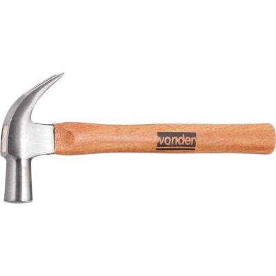 Martelo Unha 29Mm Aço Forjado Polido Cabo Madeira - Vonder