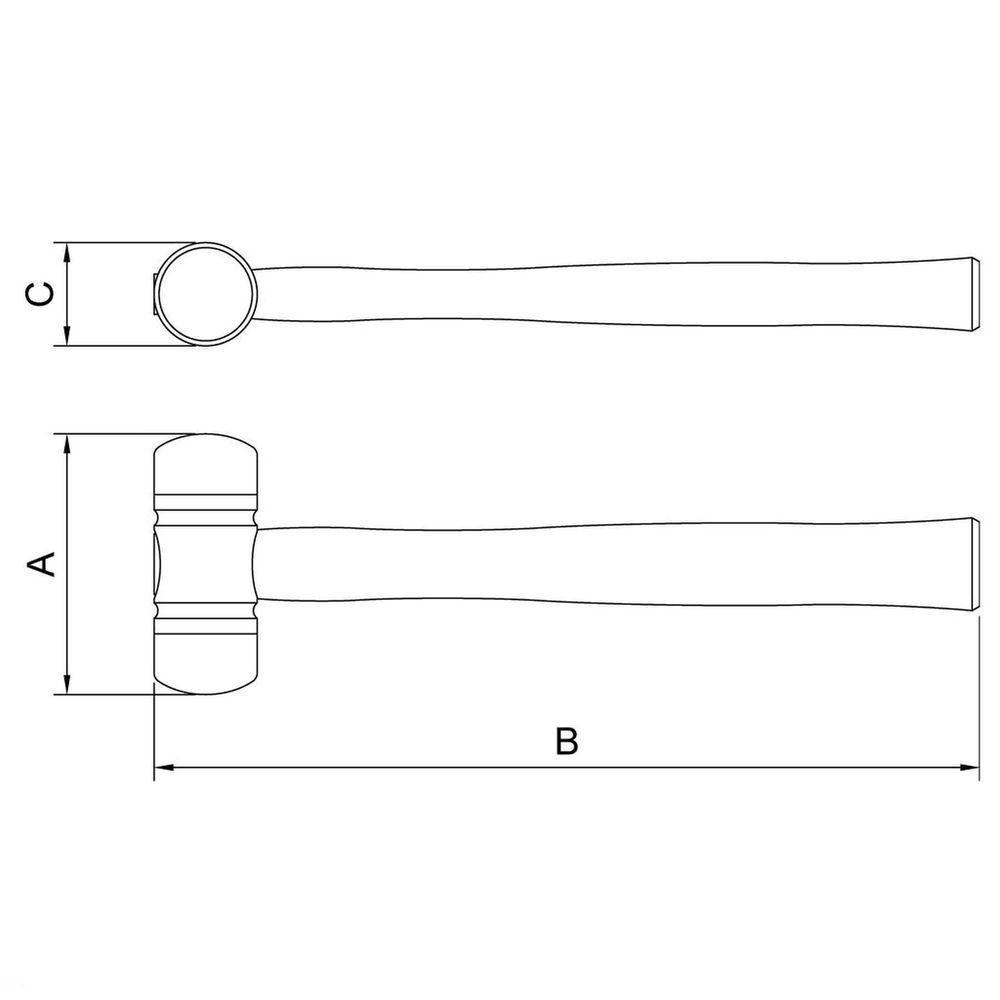 Martelo De Borda Em Poliuretano 60 Mm Tramontina Pro Tramontina - 7