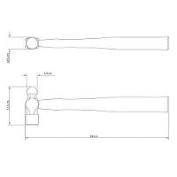 Martelo De Bola 800 G Tramontina Basic Com Cabo Em Madeira Envernizada Tramontina