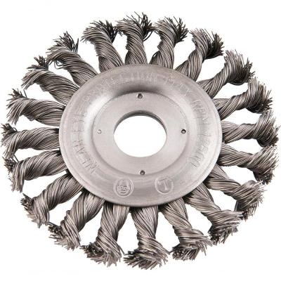 Escova Circular Torcida 4.1/2X1/2 Furo 7/8 Aço Carbono Pol